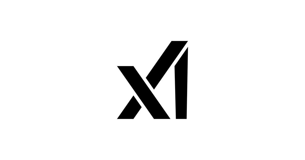 Logotipo de xAI, la empresa que desarrolla Grok
